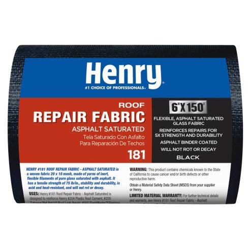 Henry<sup>®</sup> 181 Black Asphalt Saturated Glass Fabric